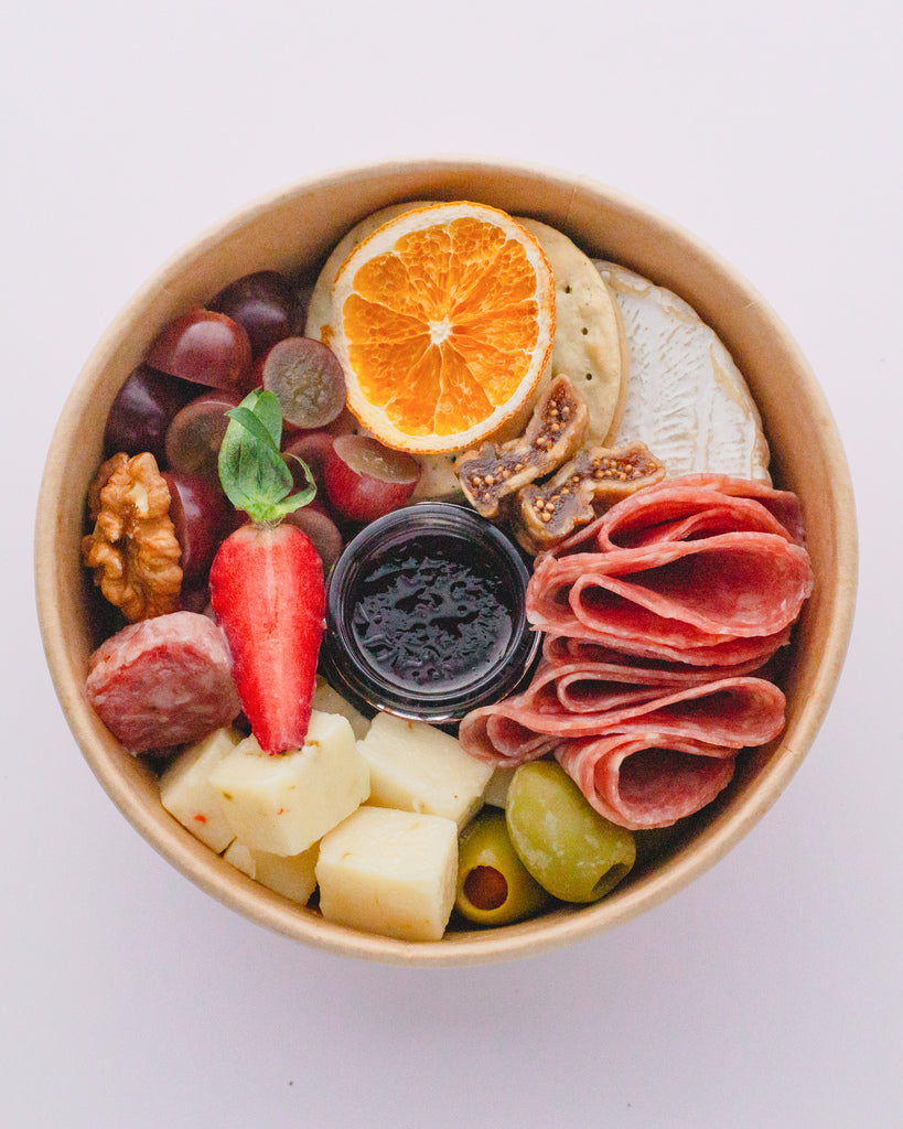 The Festive Cheese & Charcuterie Graze Bowl