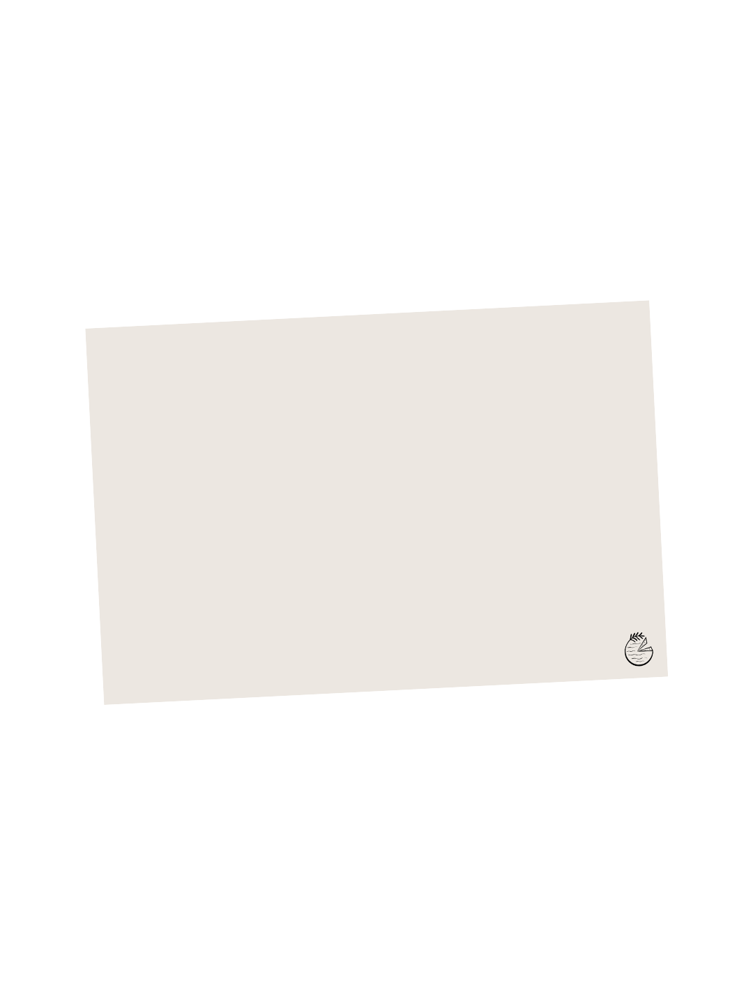 Handwritten Message Card